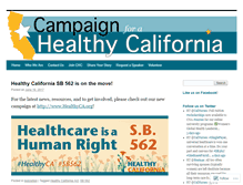 Tablet Screenshot of healthycaliforniacampaign.org